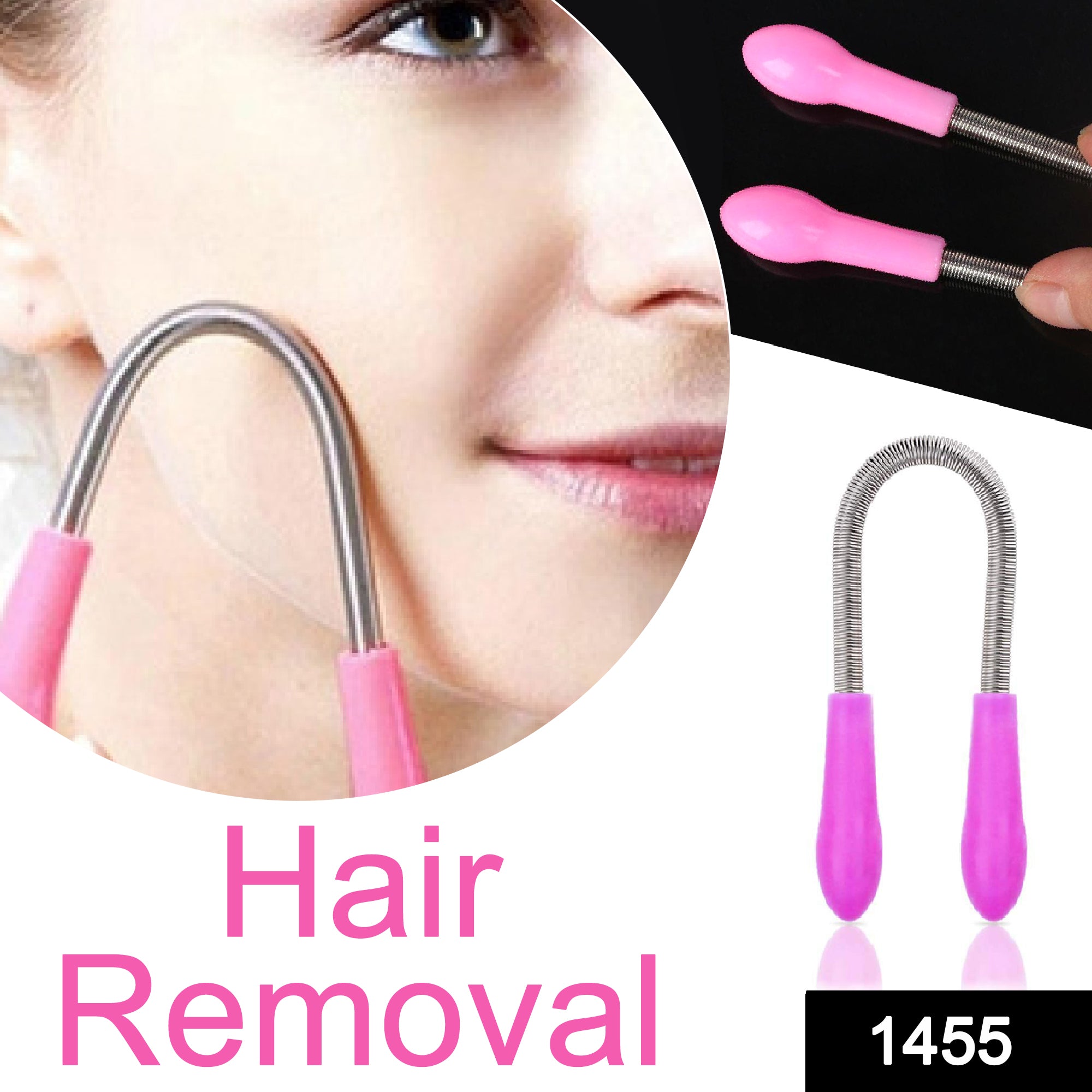 Facial Hair Remover Spring – Painless & Easy | Calm & Curl Secondary image