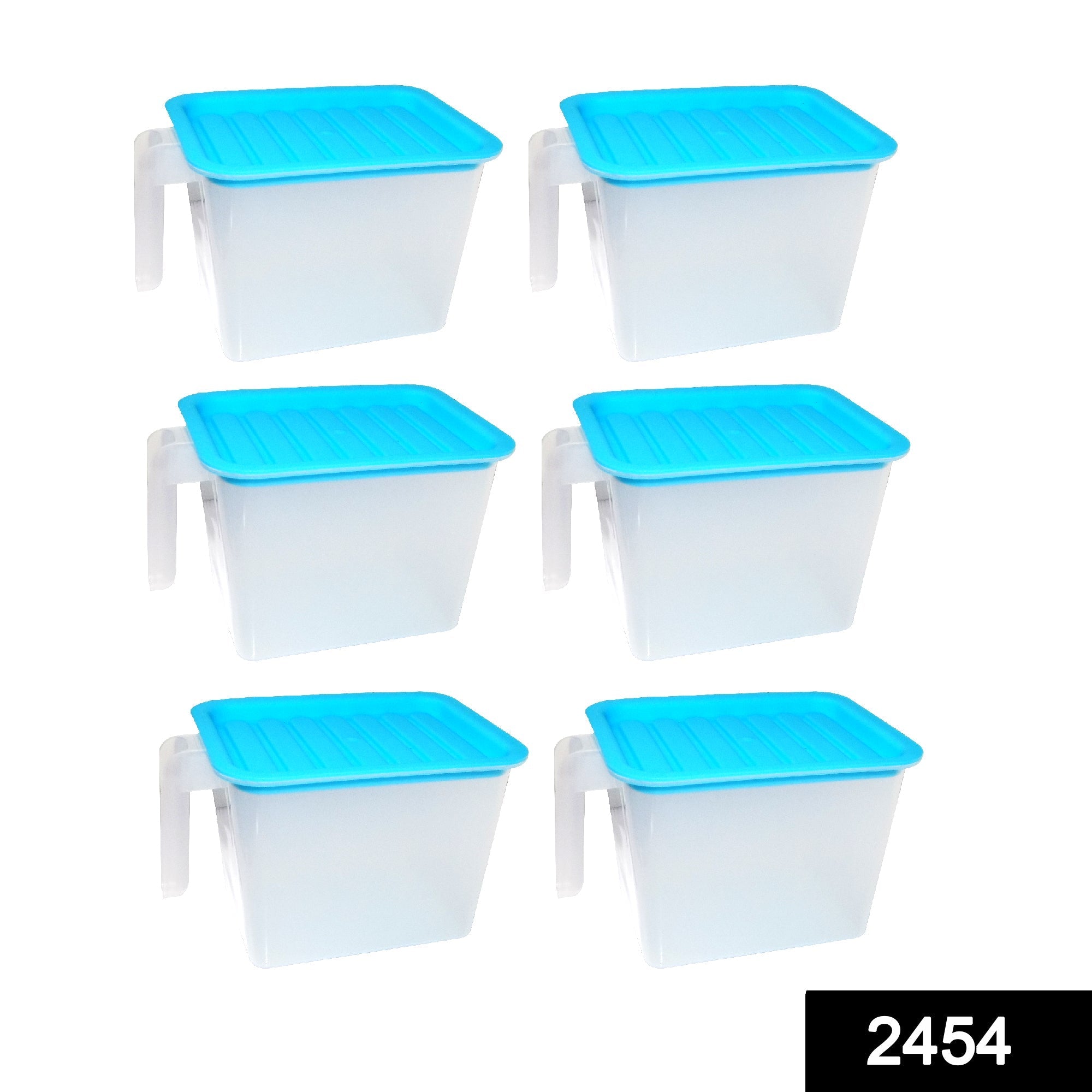 Airtight Kitchen Storage Containers – 1000ml Set of 6 | Velvet Wheels Secondary image