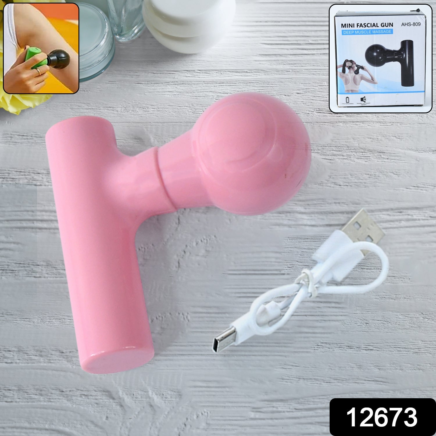 Body Massager – Mini Cordless for Full Body Pain Relief | VelvaBloom Secondary image