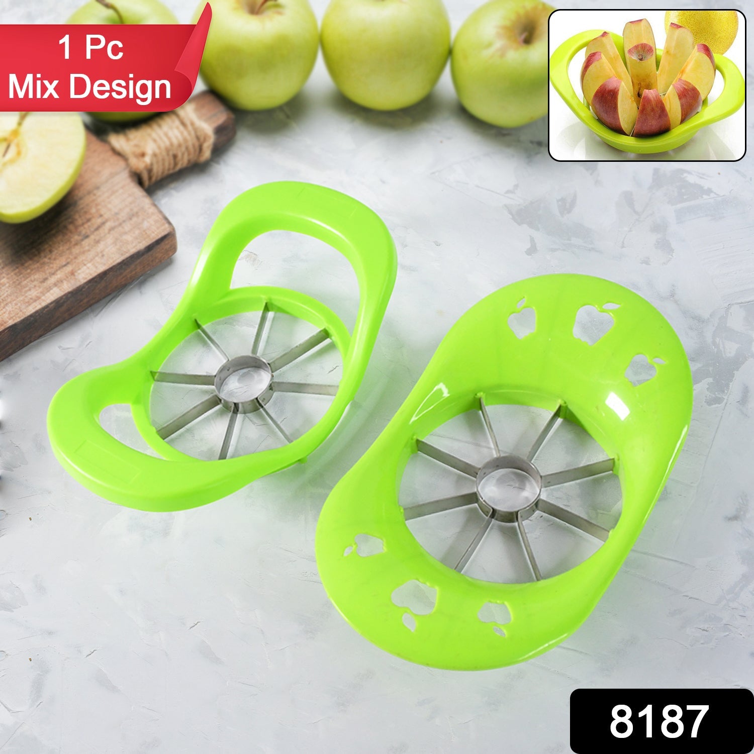 Apple Cutter – 8 Stainless Steel Blades for Easy Slicing | Quickslice Secondary image