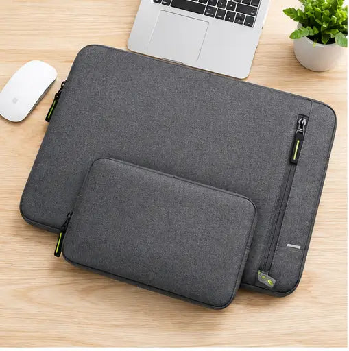 Lifestyle Laptop Sleeve for 15.6–16 Inch Laptop – Protective Laptop Bag with Charger Pouch, Premium Zipper & Soft Padding