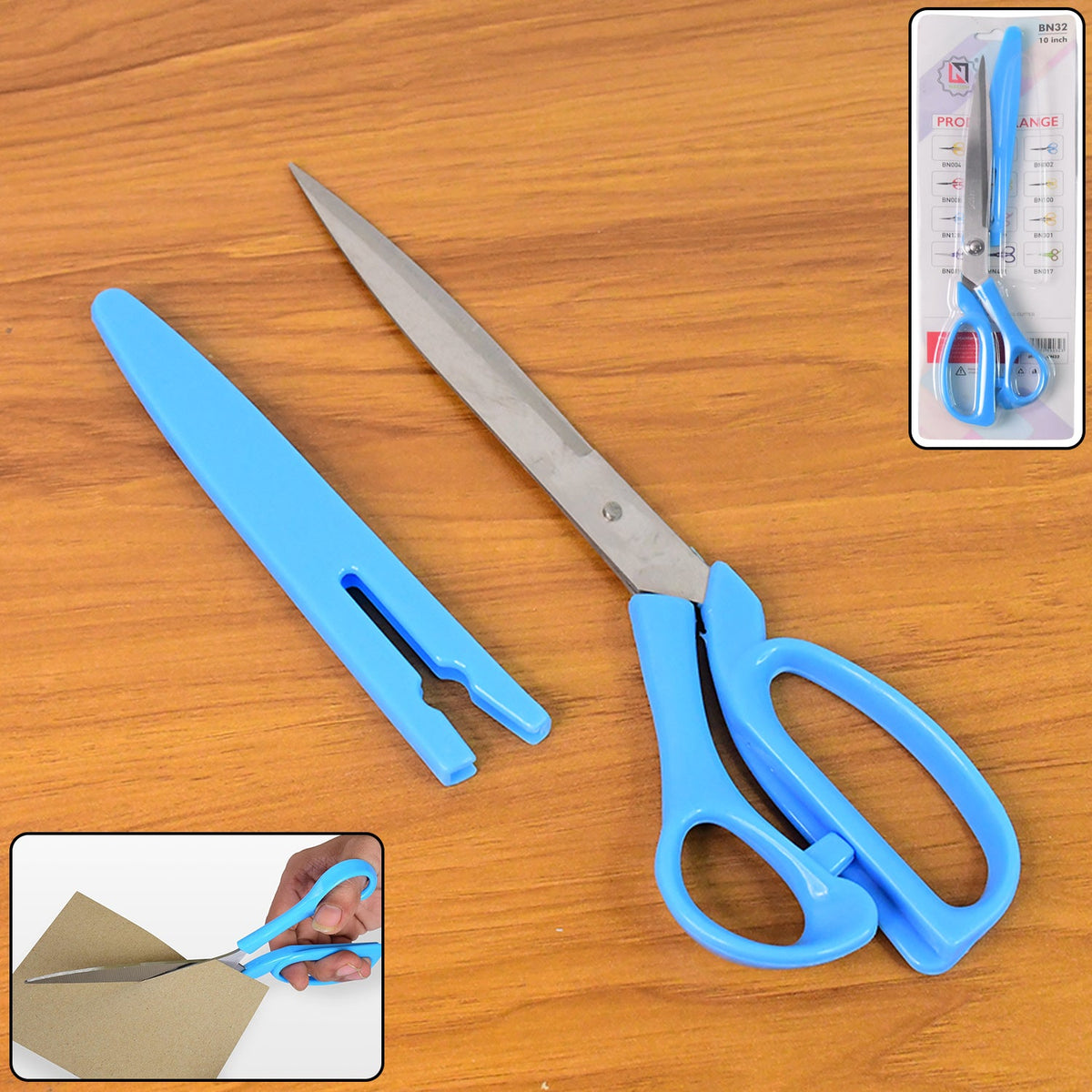 Cisora 10-inch Fabric Scissors with Carbo Titanium stainless steel blades. Main image