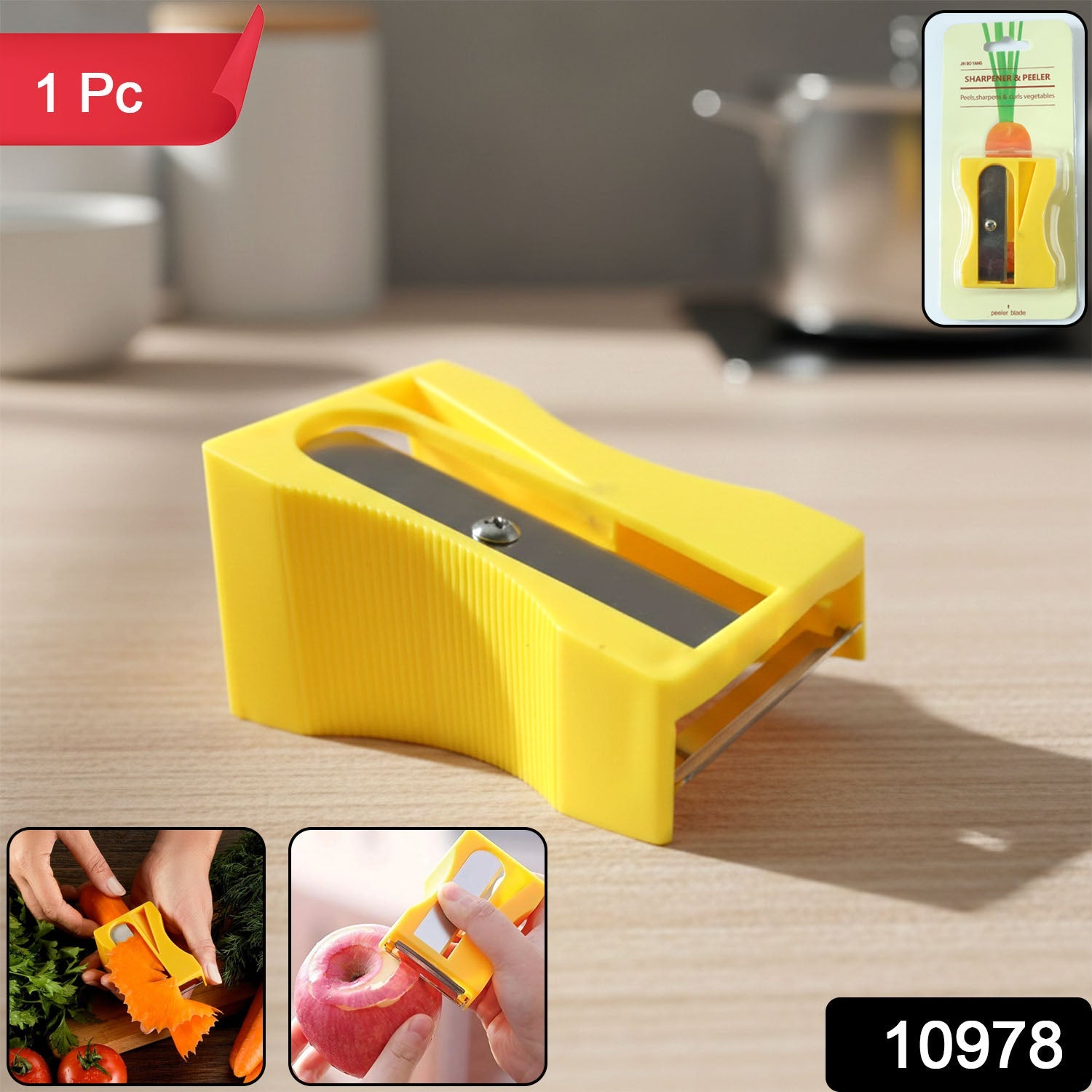 Multipurpose Vegetable Sharpen & Peeler – Compact Kitchen Tool Secondary image
