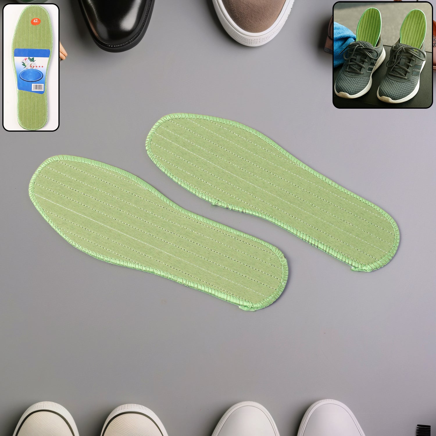 Comfort Shoe Insoles – Soft Cushioned Daily Foot Support Size 42 Secondary image