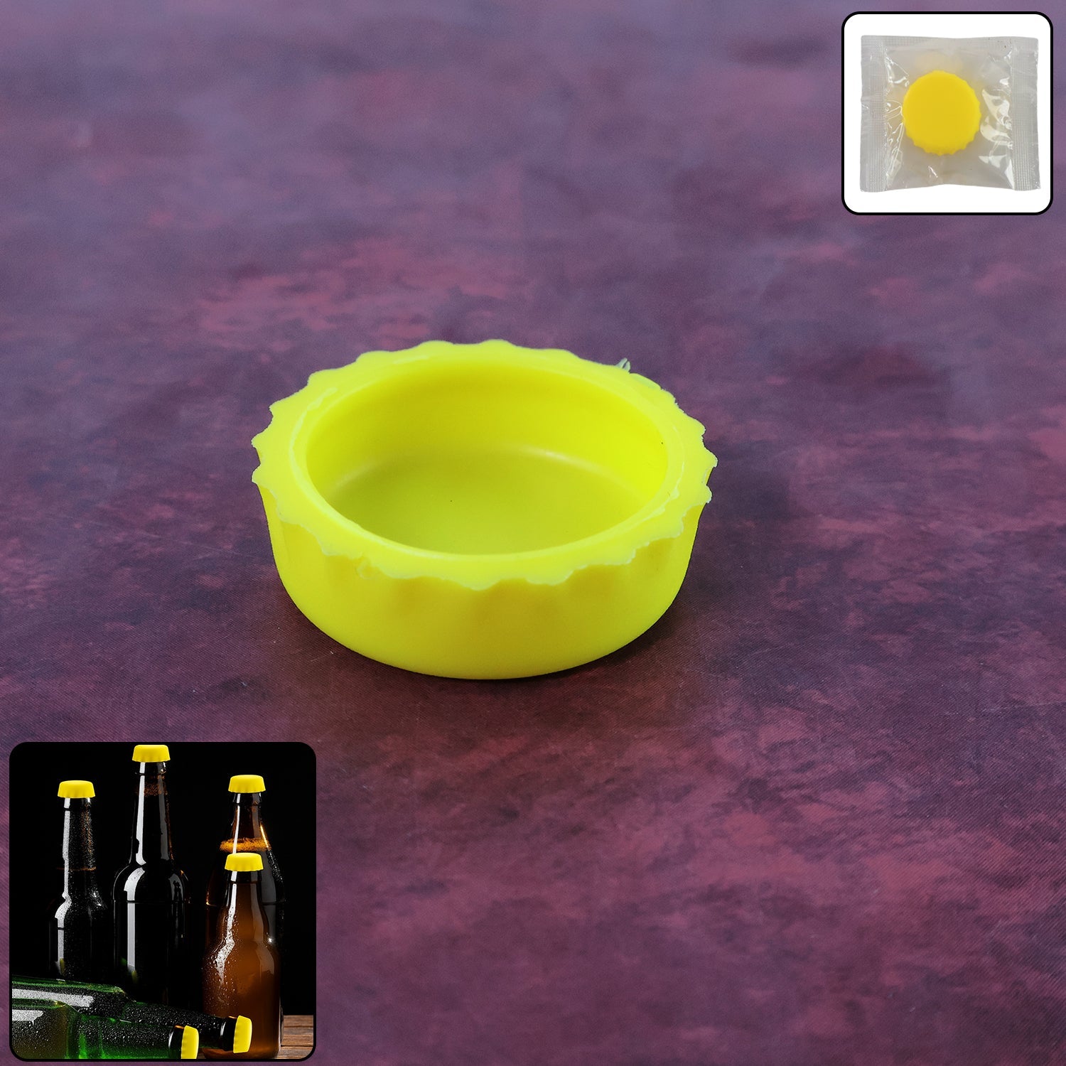 Reusable Silicone Bottle Cap Cover – Leak-Proof and Food-Grade Secondary image