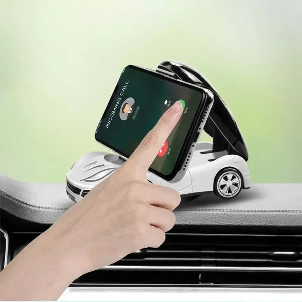 Car Shaped Dashboard Mobile Phone Holder Stand – Anti-Slip Sports Car Design, 1 Pc