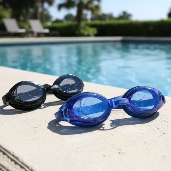 Swimming Goggles Set for Adults & Kids Anti-Fog (2 Pc)