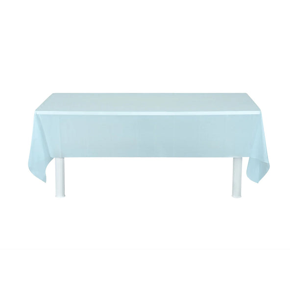 Disposable dining table cover protecting table surface from spills
