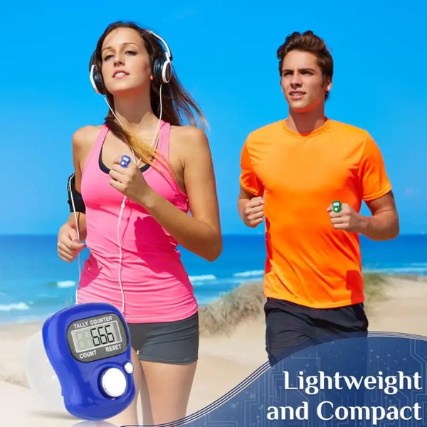 Mini Digital Finger Tally Counter Ring Portable Electronic Counting Machine for Sports Mantra Jap and Training (Multicolor)