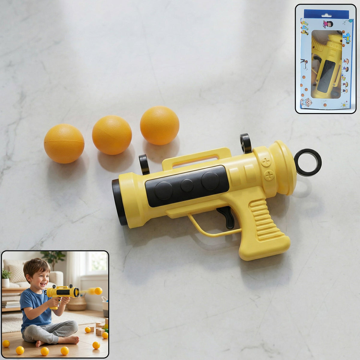 Target Titan soft ball shooter toy gun with foam balls for kids Main image