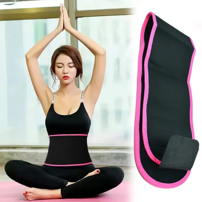 Neoprene Waist Belt – Adjustable Sweat Belt for Men & Women | Waist Support, Workout & Back Support Belt