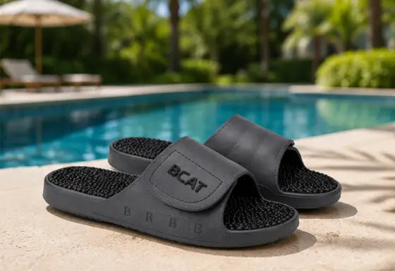 Men's Acupressure Slide Slippers – Super Soft Ultra-Light Anti-Skid Flip Flops for Daily & Casual Wear