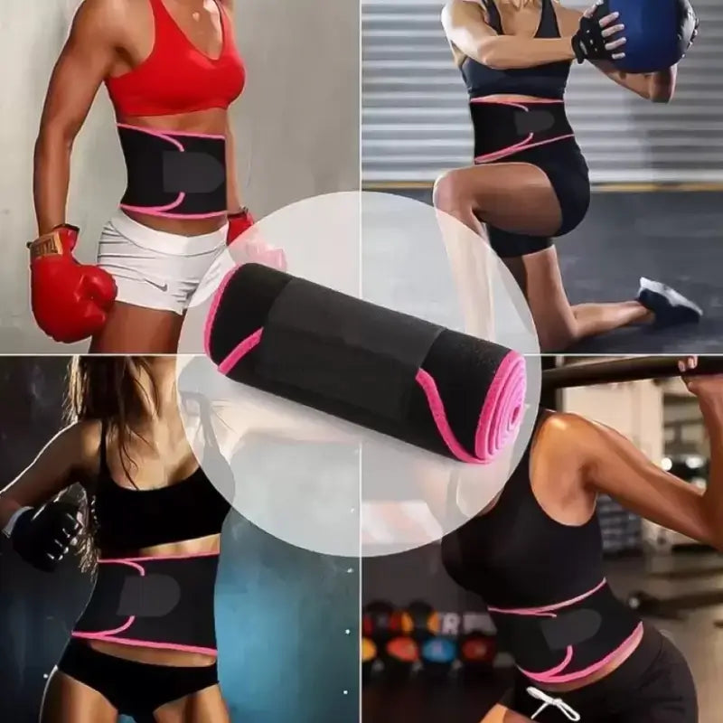 Neoprene Waist Belt – Adjustable Sweat Belt for Men & Women | Waist Support, Workout & Back Support Belt