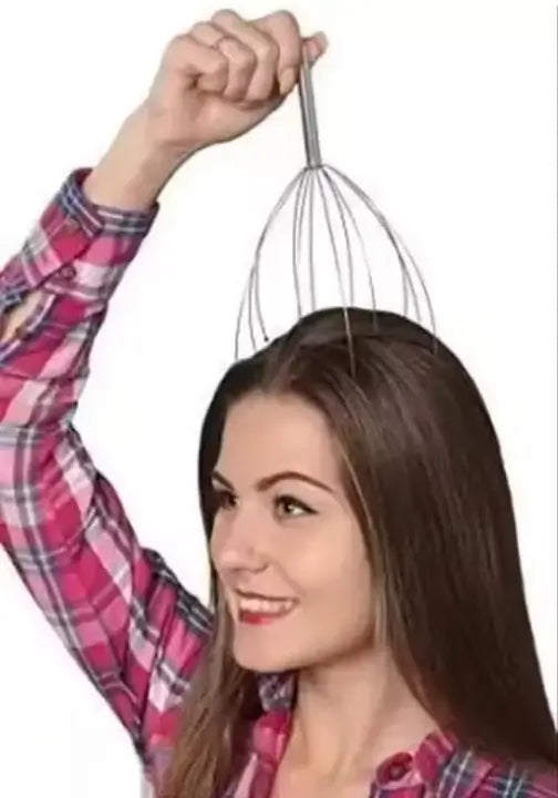 Hair Scalp Manual Head Massager – Steel Relaxation Tool