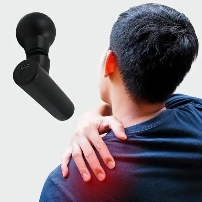 Mini Fascia Massage Gun | Portable Rechargeable Deep Tissue Muscle Massager for Body Pain Relief & Recovery Secondary image