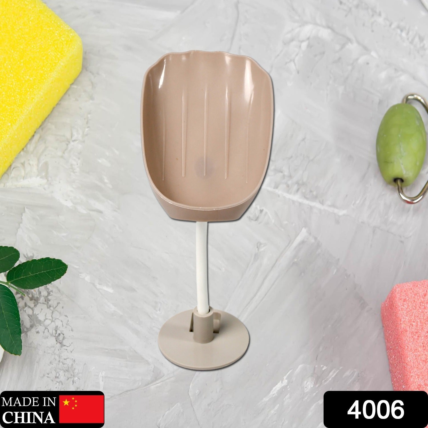 Self-Draining Soap Dish – Wall Mounted, No Drill | VelvetBubbles Secondary image