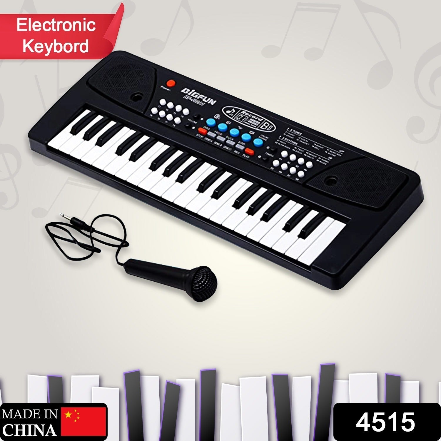 Kids Piano Keyboard – 37-Key, Mic & Record | Little Learners Secondary image