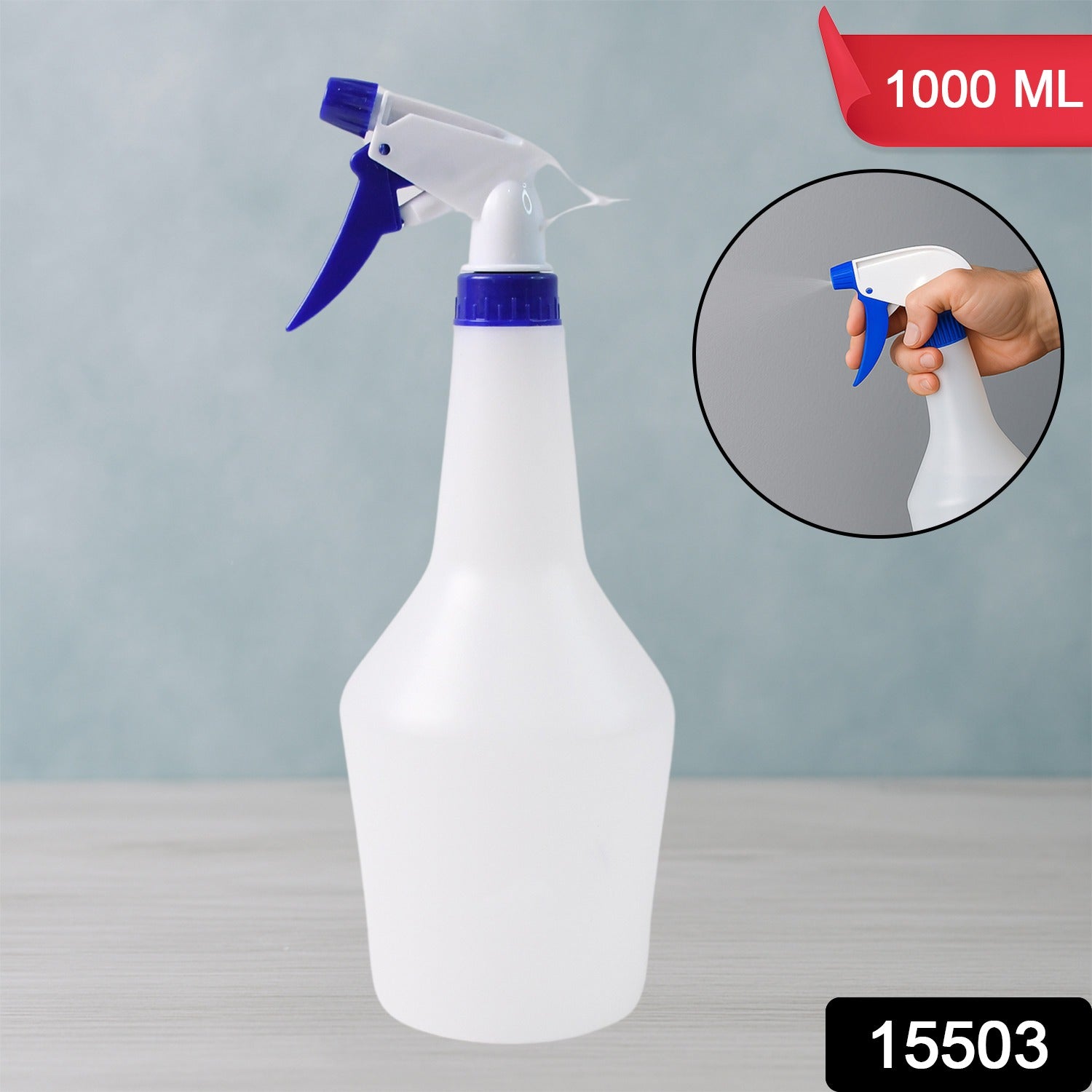 Plastic Trigger Spray Bottle 1L – Adjustable Mist & Stream Spray Secondary image