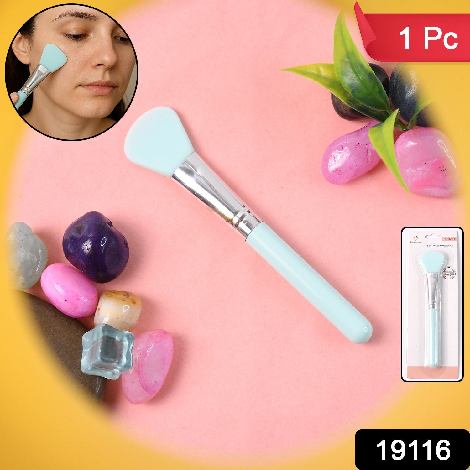Face Mask Applicator Brush – Soft Silicone for Even Application Secondary image