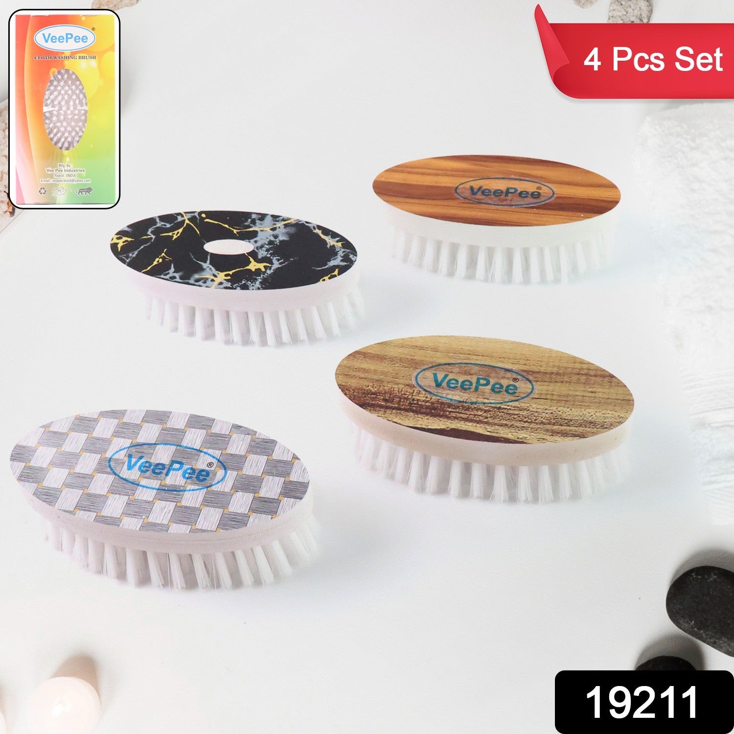 Cloth Washing Brush Set – Durable Nylon Bristles for Deep Cleaning Secondary image