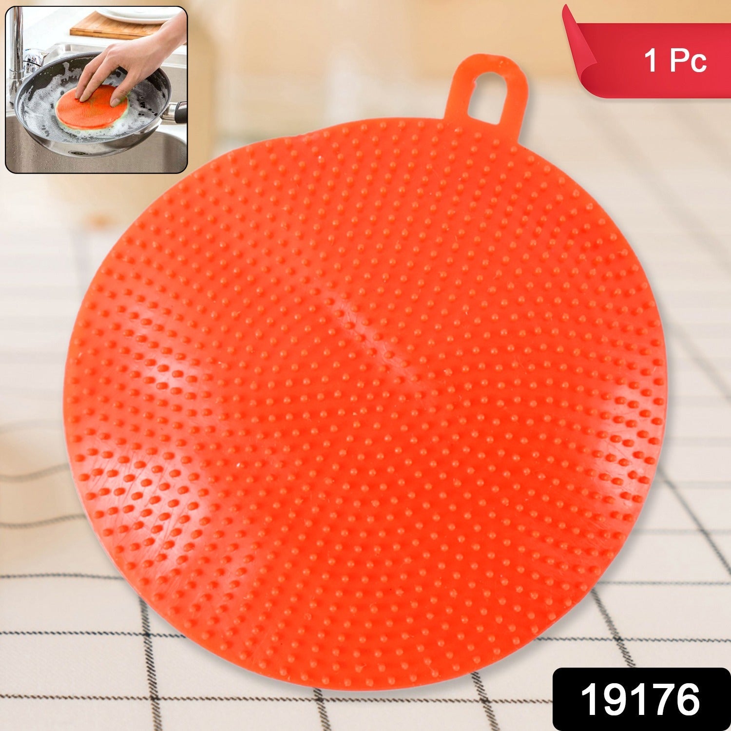 Silicone Dish Scrubber – Mildew-Free, Heat Resistant Sponge Secondary image