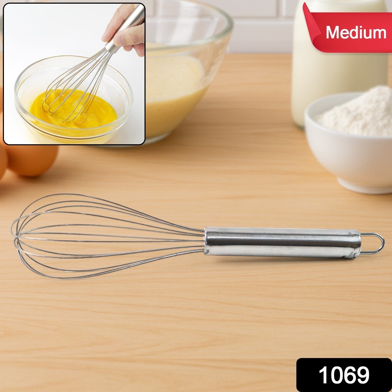 Stainless Steel Balloon Whisk – Durable 24cm Kitchen Tool Secondary image
