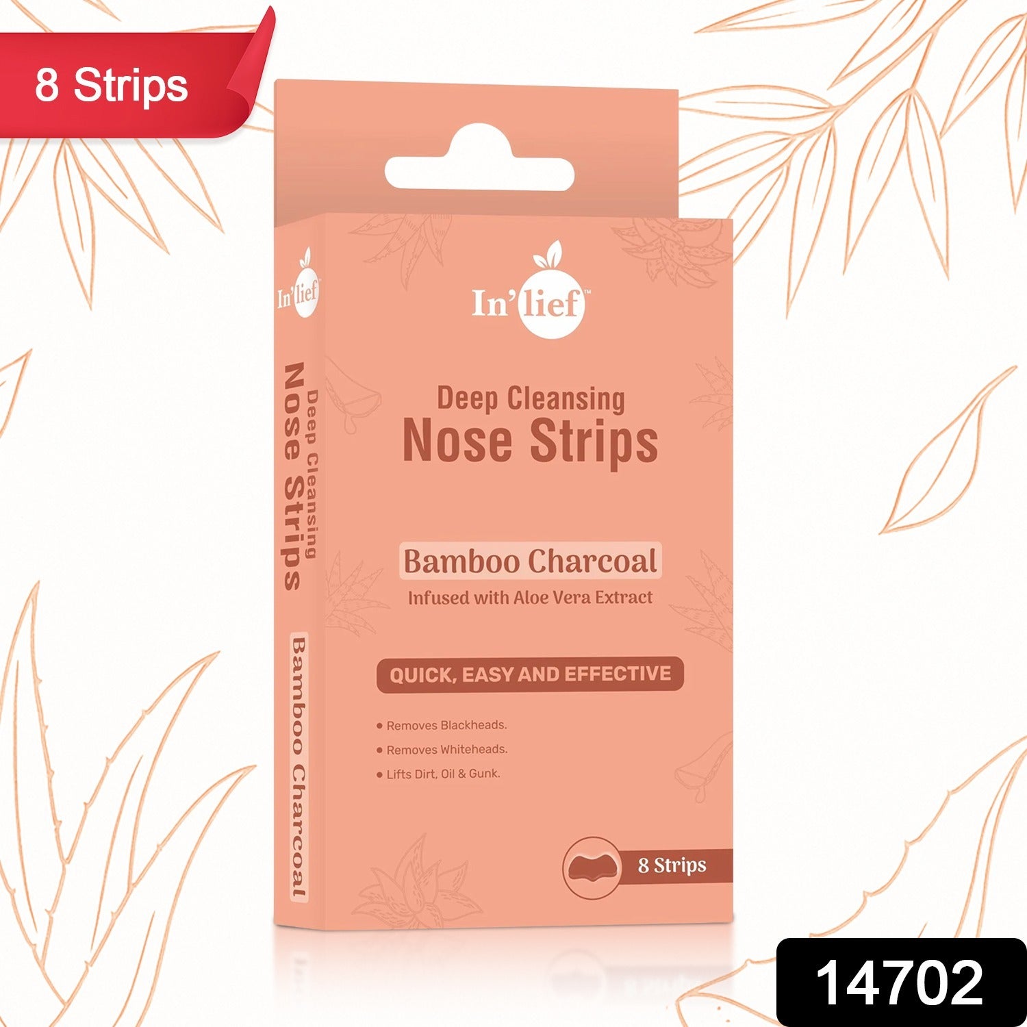 Bamboo Charcoal Nose Strips – Deep Cleansing & Blackhead Removal Secondary image