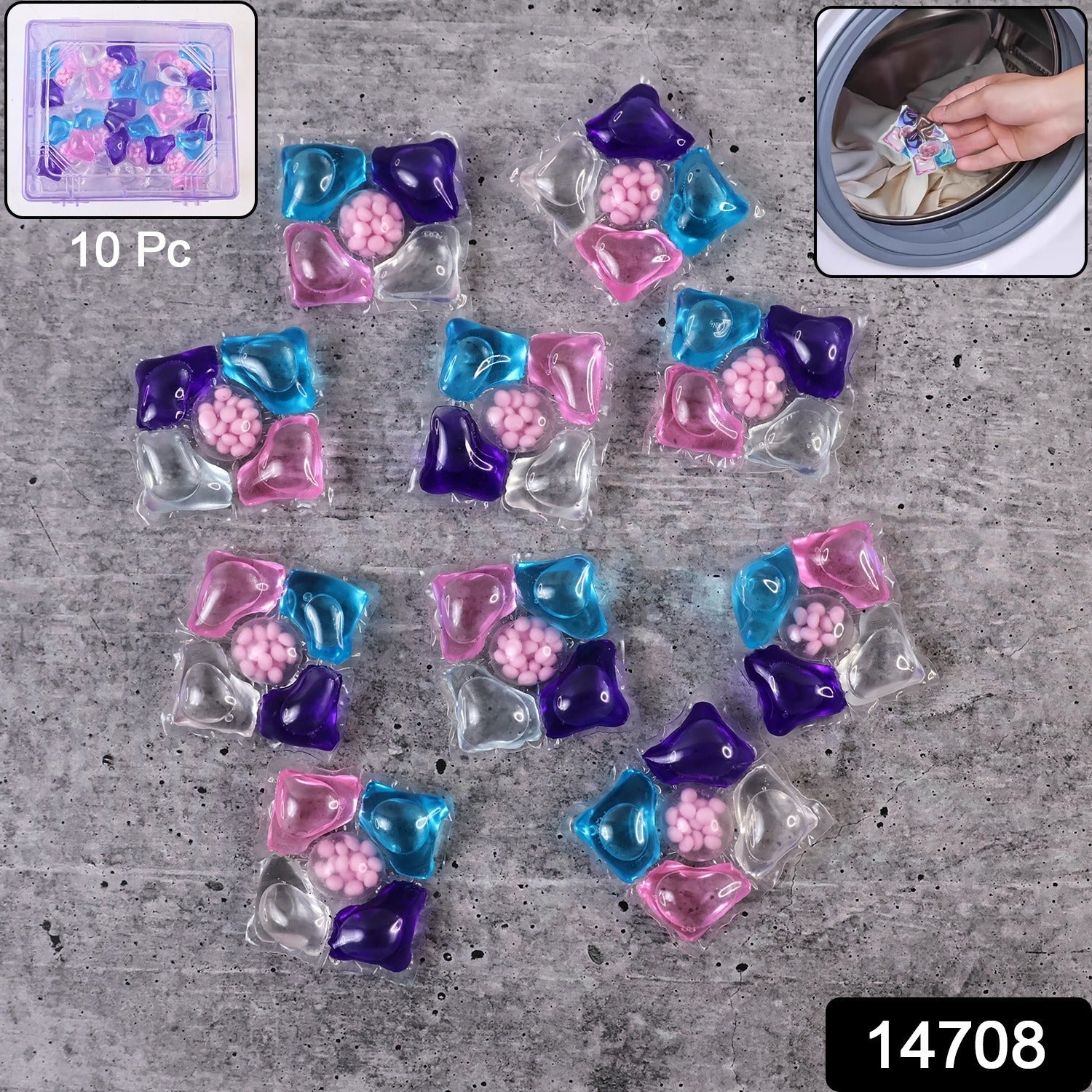 Laundry Detergent Pods – Multi-Action 10-Piece Pack for Superior Cleaning Secondary image