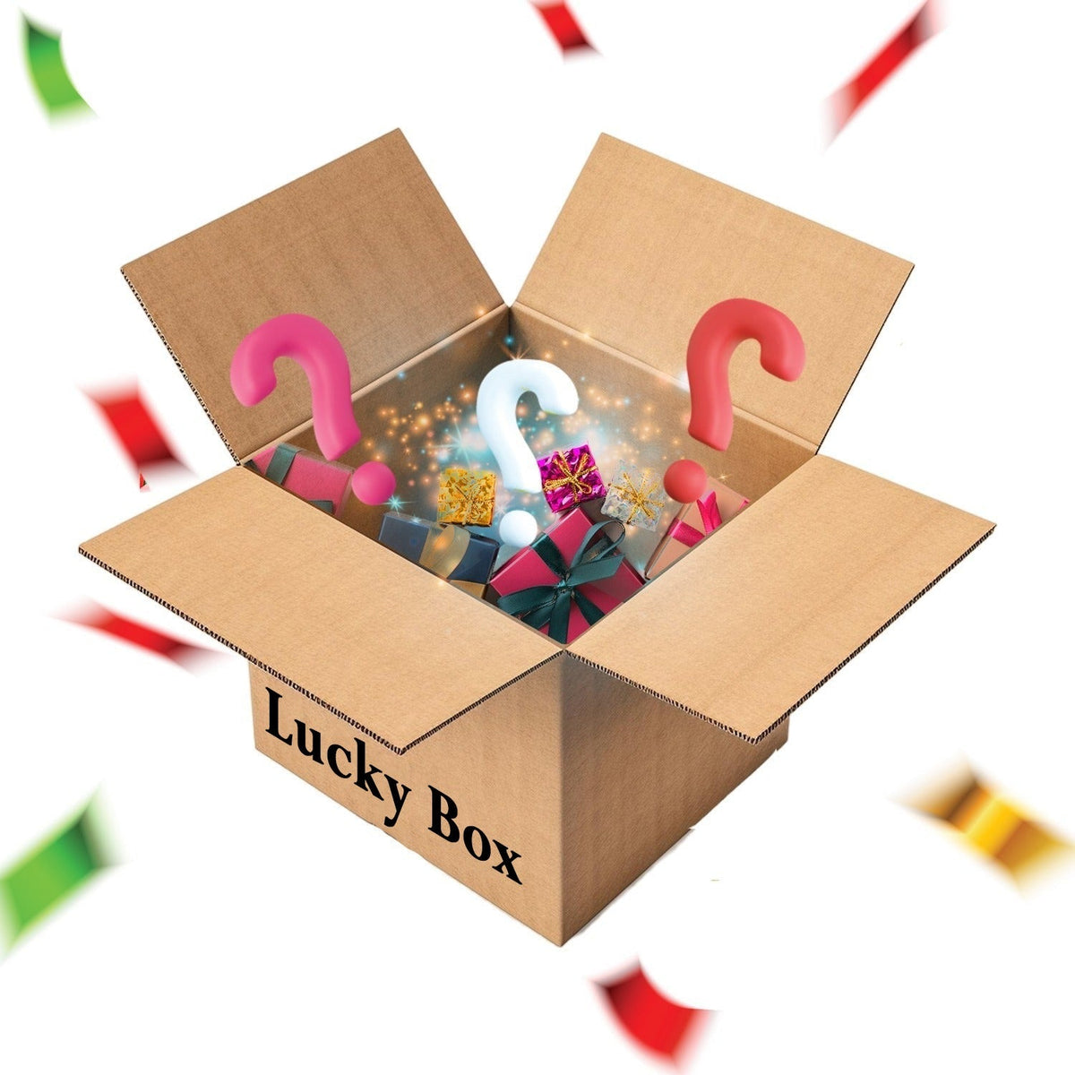 Premium Lucky Box with assorted surprise products inside Main image
