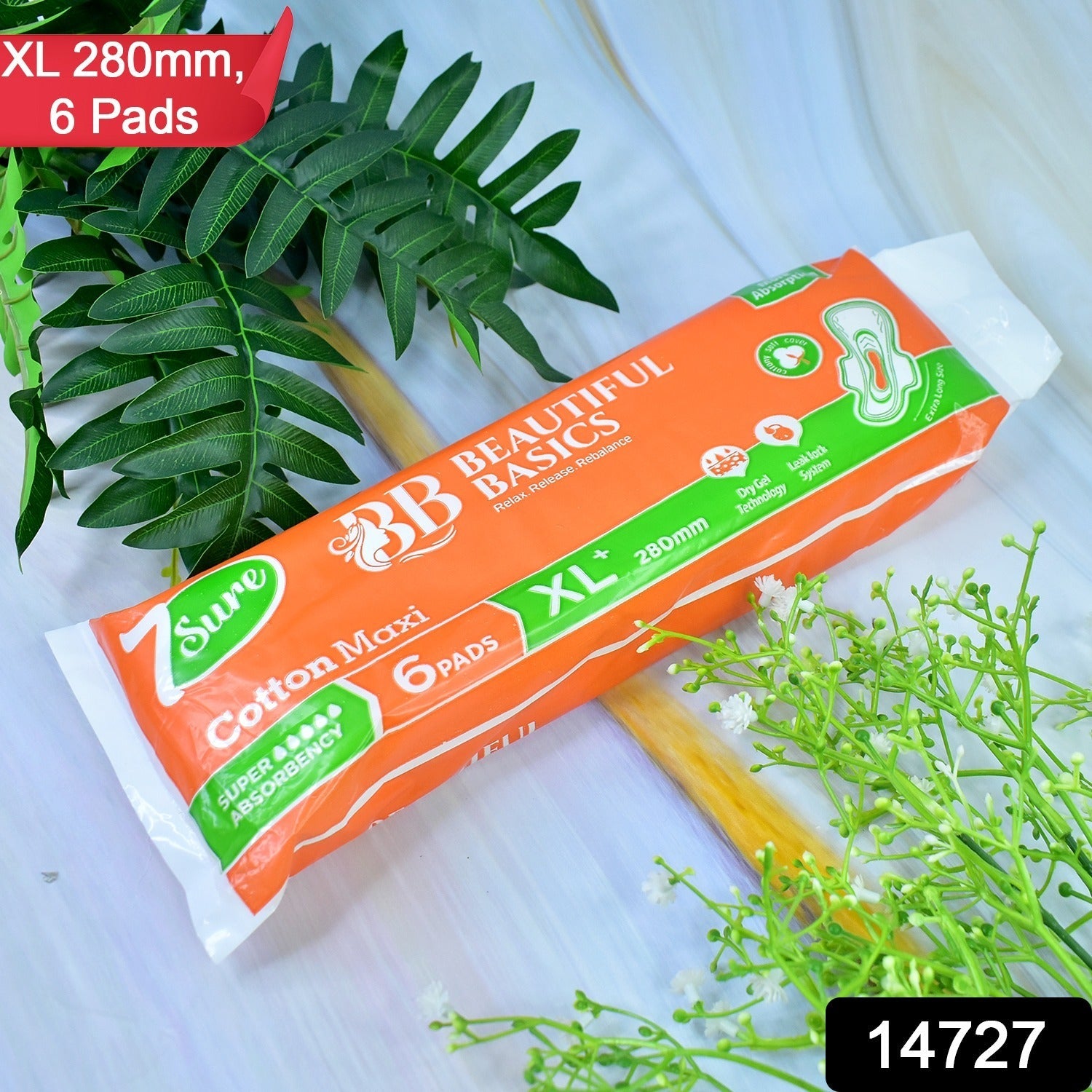 Cotton Maxi XL+ Sanitary Pads – 280mm Super Absorbent Protection Secondary image
