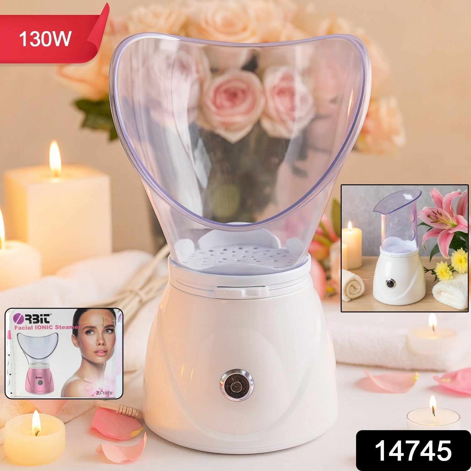 Facial Steamer – Professional 130W Ionic Steam for Deep Pore Cleansing Secondary image