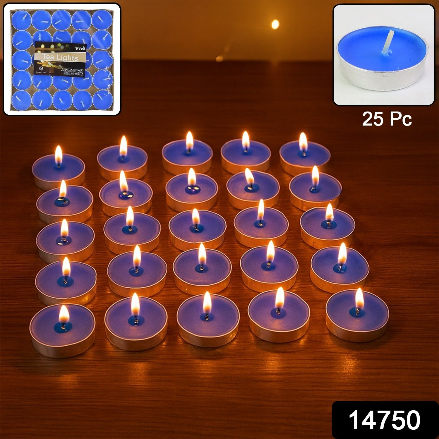 Scented Tea Light Candles – 25 Mix Color Pack for Relaxation Secondary image
