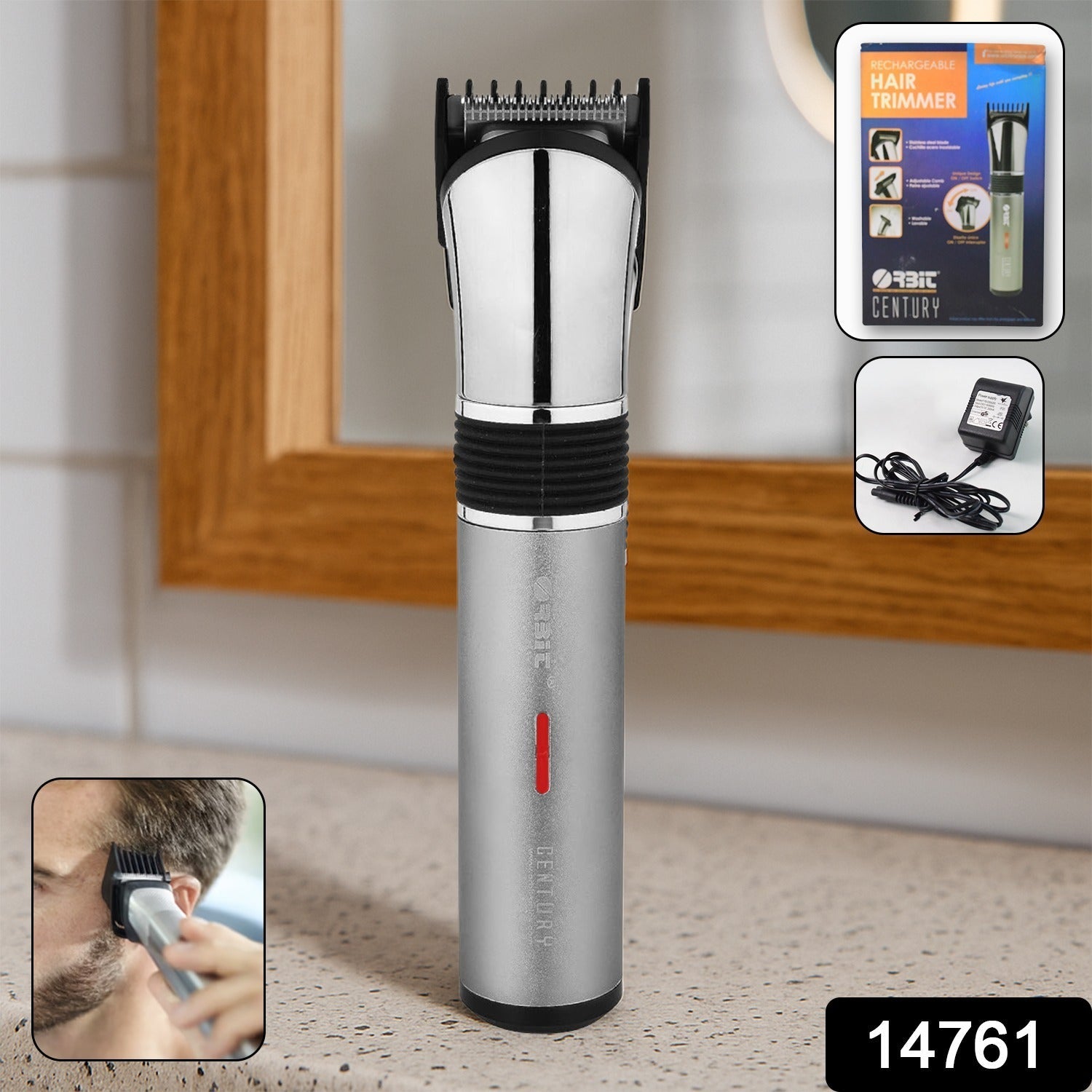 Rechargeable Hair Trimmer for Men – Adjustable Comb & Cordless Secondary image