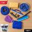 Premium car washing kit in use with hose and cleaning tools