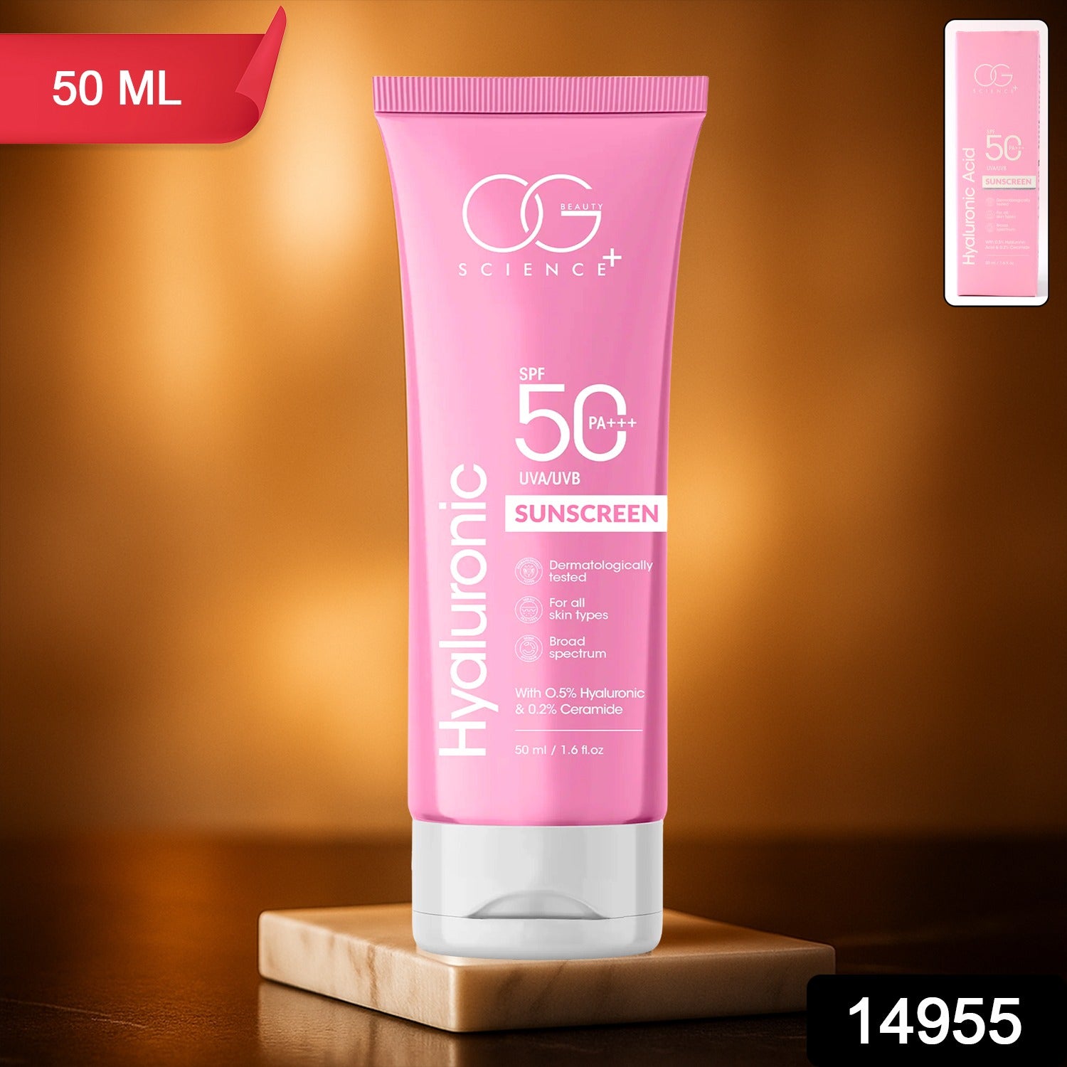 Hyaluronic Sunscreen SPF 50 – Lightweight Hydrating Sun Protection Secondary image