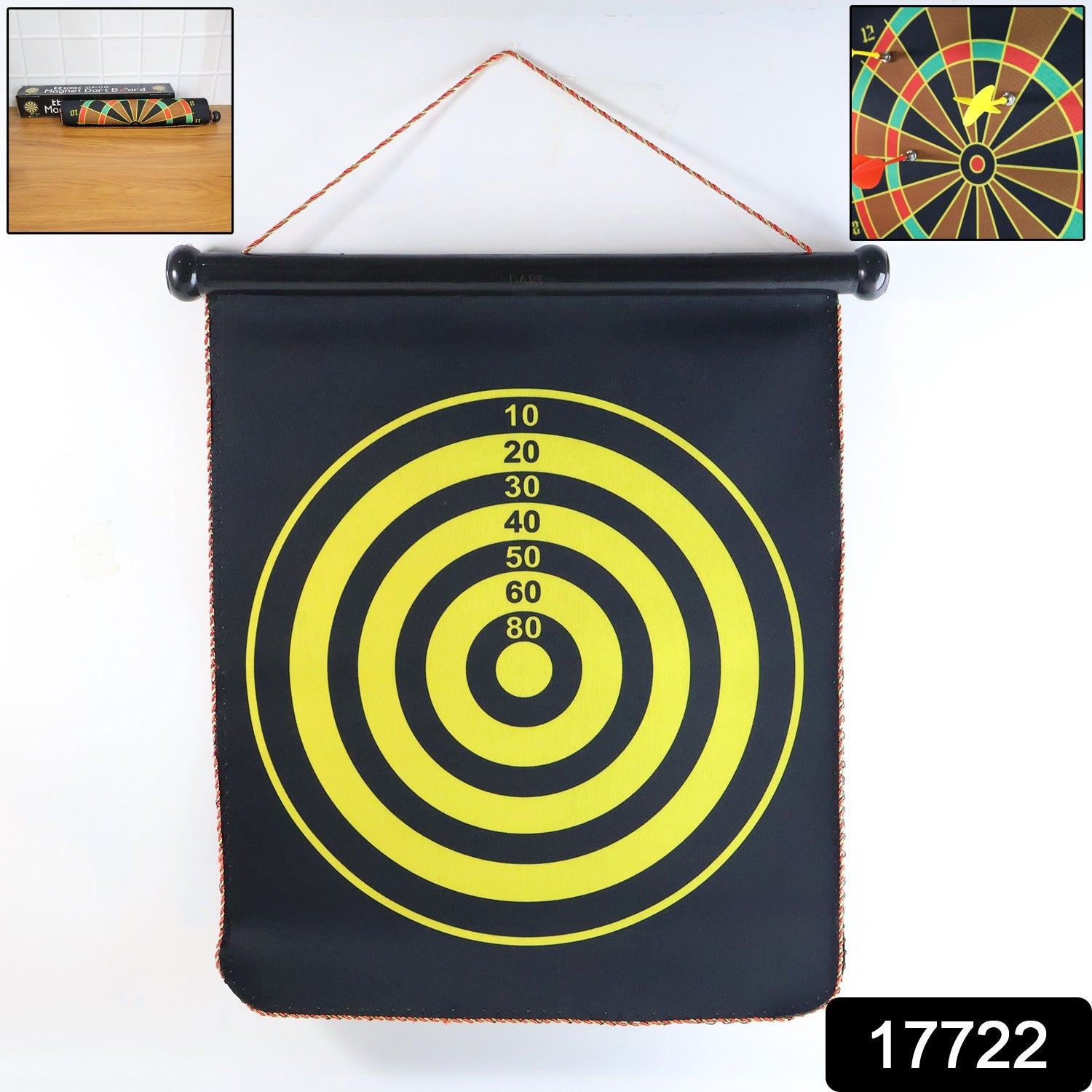 Roll-Up Dartboard Game – Portable Double-Sided Target Mat Secondary image