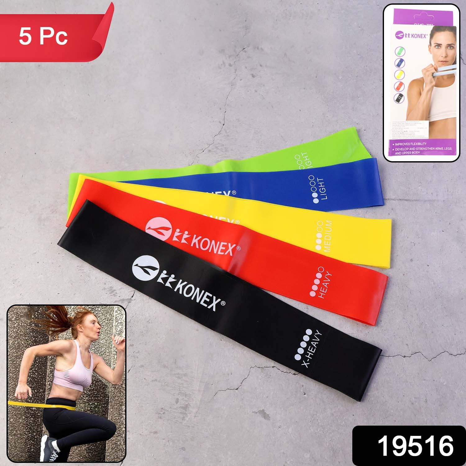 Resistance Loop Exercise Bands – 5 Levels for Full-Body Fitness Secondary image