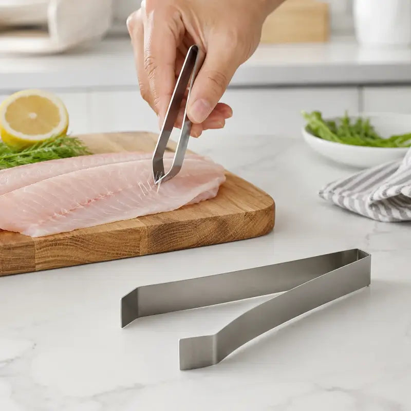 Stainless Steel Fish Bone Tweezer – Precision Fish Deboning & Kitchen Fillet Bone Removal Tool