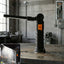 Rechargeable LED work light with adjustable head and magnetic base for hands-free use