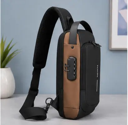 Waterproof Sling Crossbody Backpack Bag – Compact Travel Shoulder Bag for Men & Women