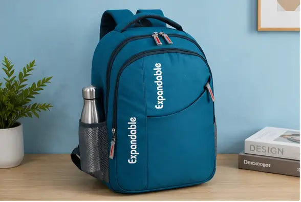 35L Expandable Laptop Backpack – Large Polyester Work & College Bag for Men, Women, Students & Office Use