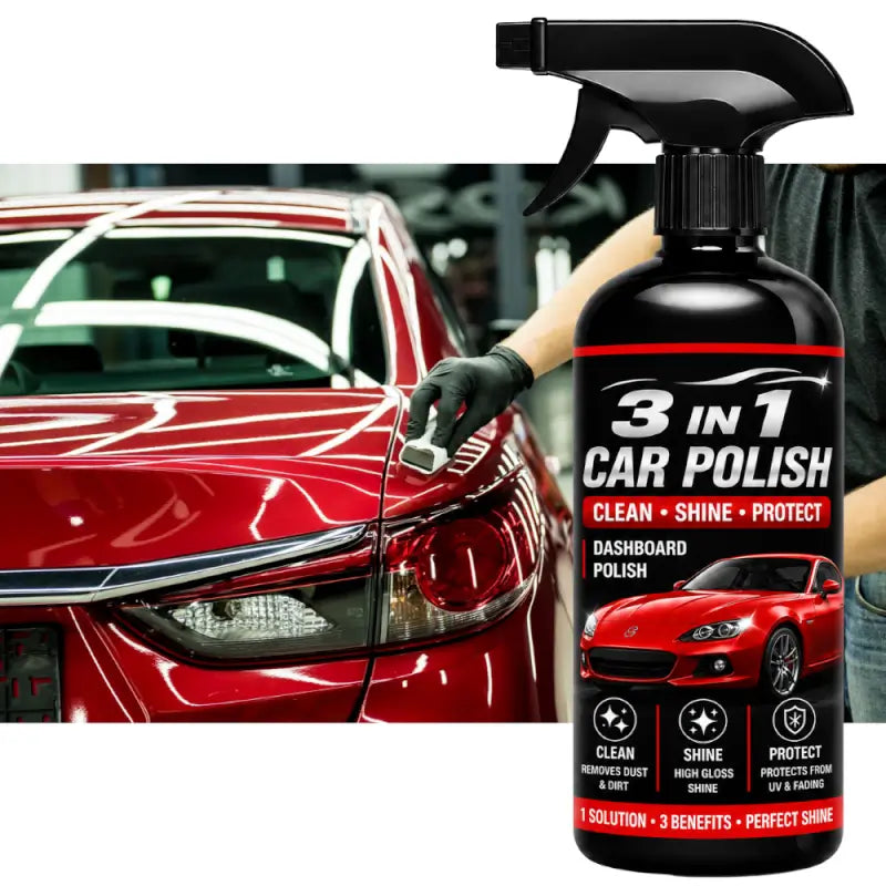 3-in-1 Car Dashboard Polish Spray | Clean, Shine & Protect Interior Polish for Dashboard, Plastic, Vinyl & Car Accessories Secondary image