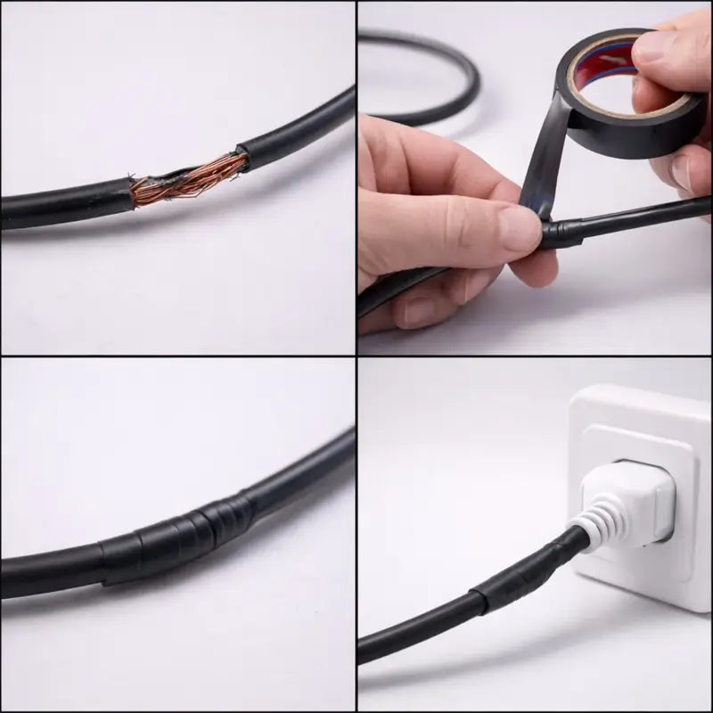 Electrical Insulation Tape – Strong Flexible PVC Adhesive Tape for Wire Repair & Electrical Work
