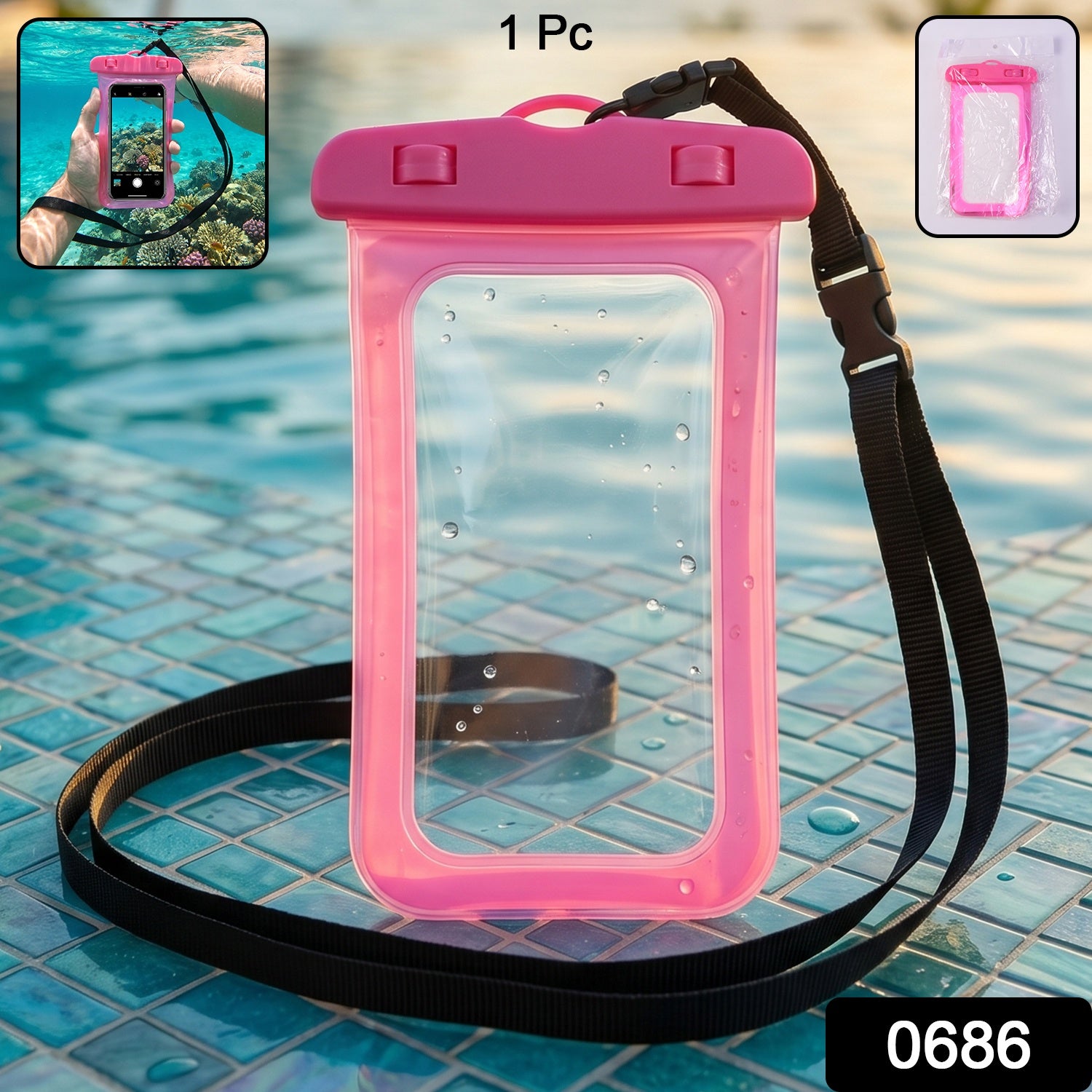 Waterproof Mobile Pouch Cover – Keeps Phones Safe & Dry Secondary image