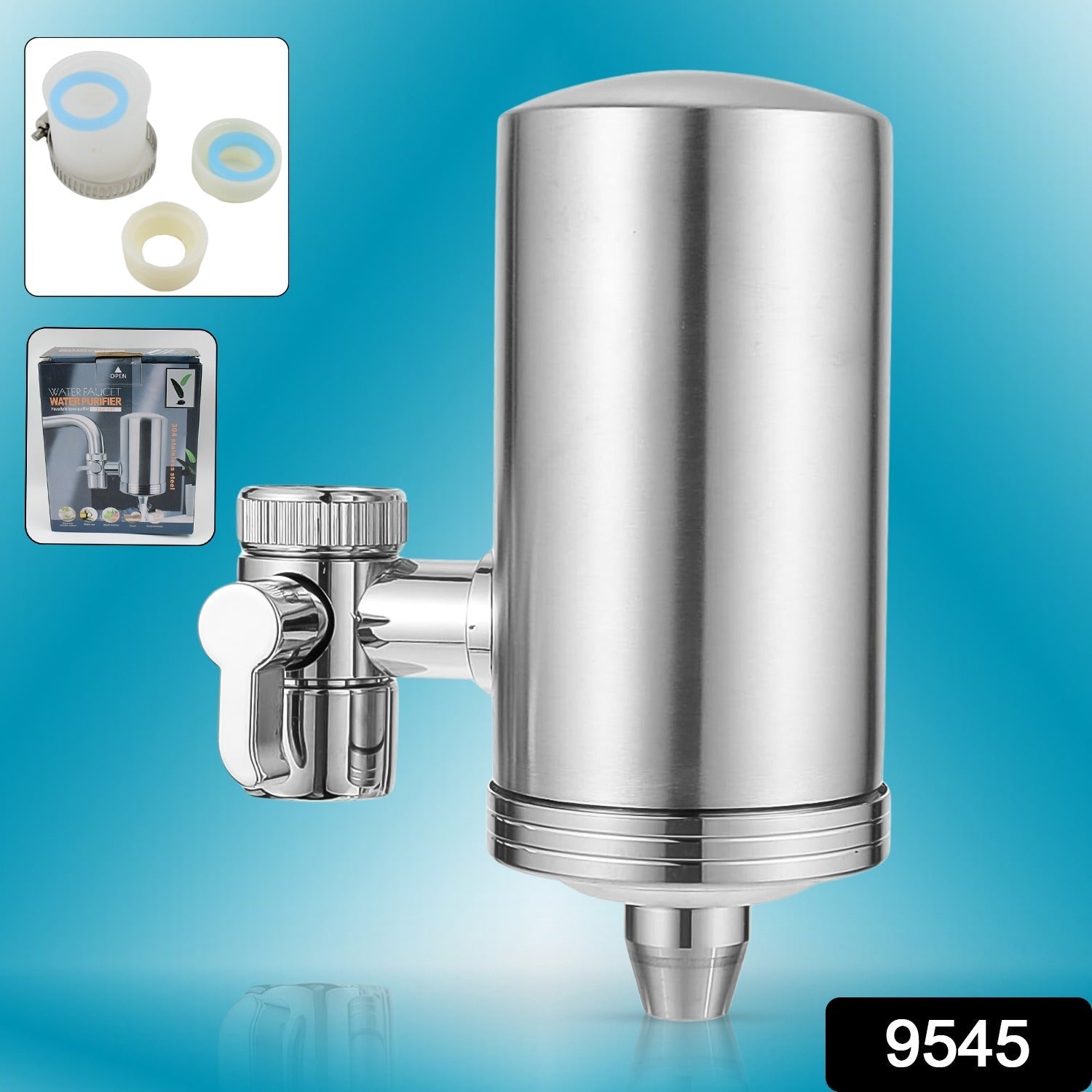 Faucet Water Filter – SS Purifier for Clean Tap Water | ChillPour Secondary image