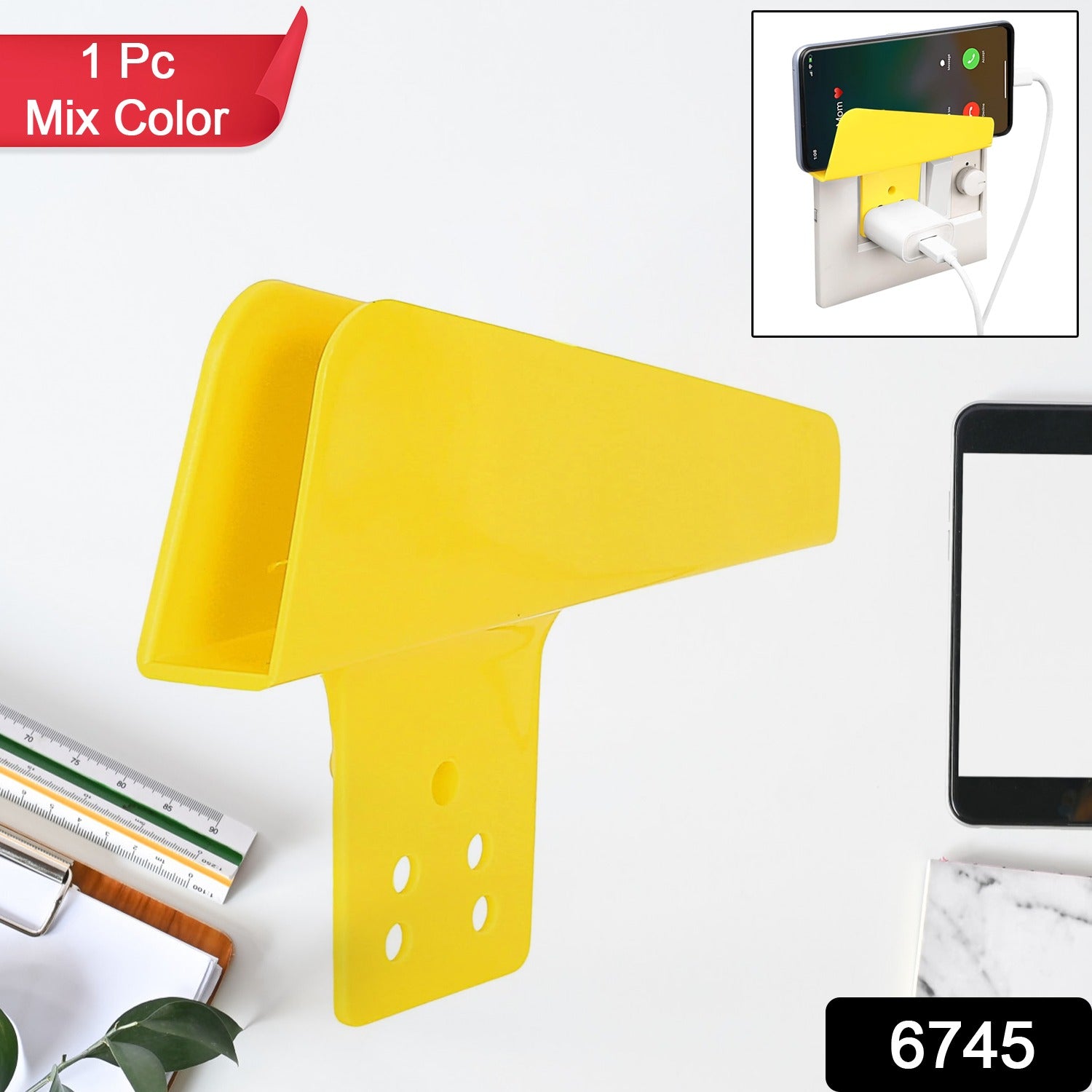 Mobile Charging Stand – Wall Mount Phone Holder | Gambit Secondary image