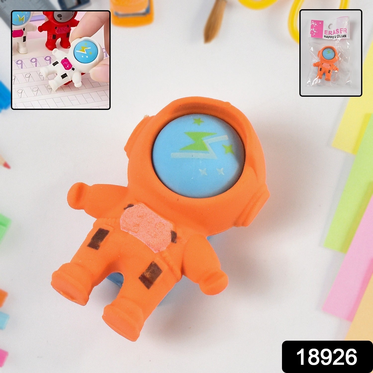 Astronaut Space Eraser – Cute Birthday Return Gift for Kids Secondary image