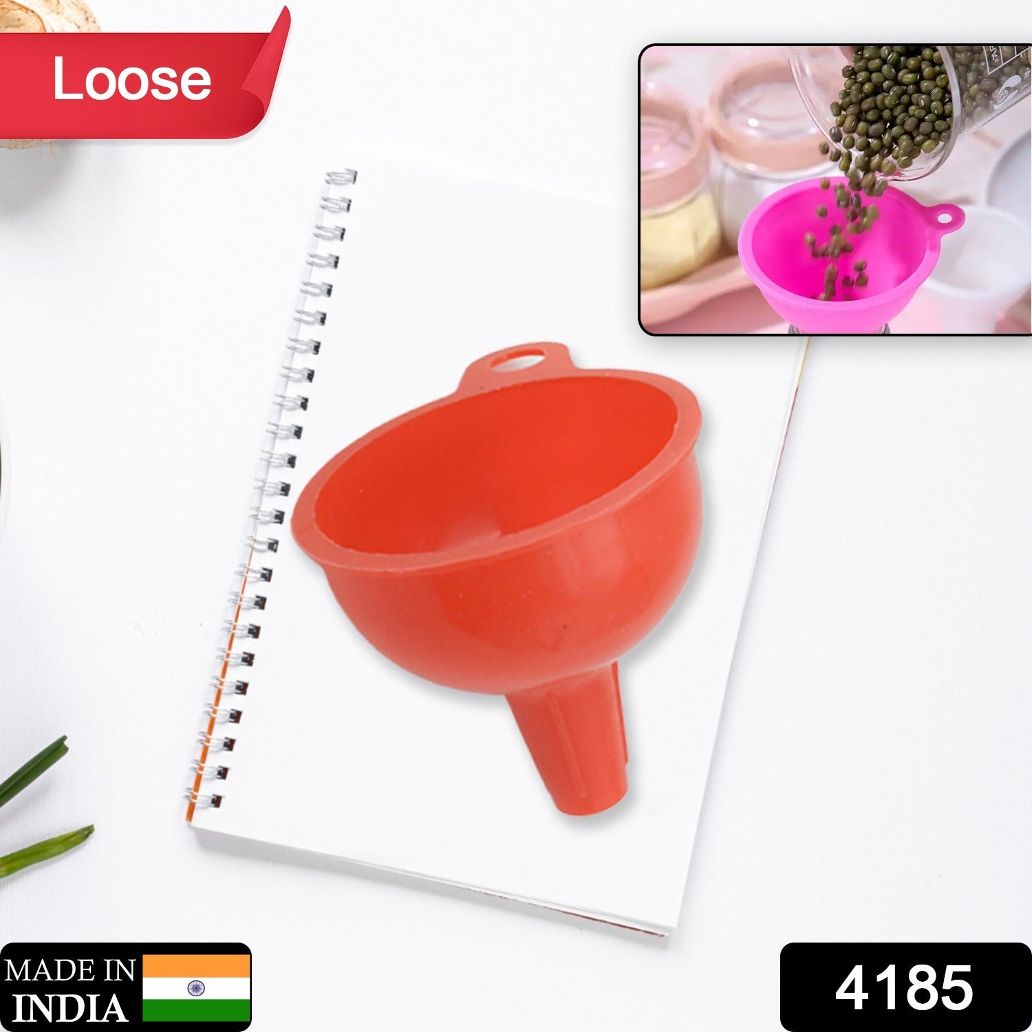 Silicone Funnel – Food-Grade, Easy Pouring for Kitchen | Tidy Table Secondary image