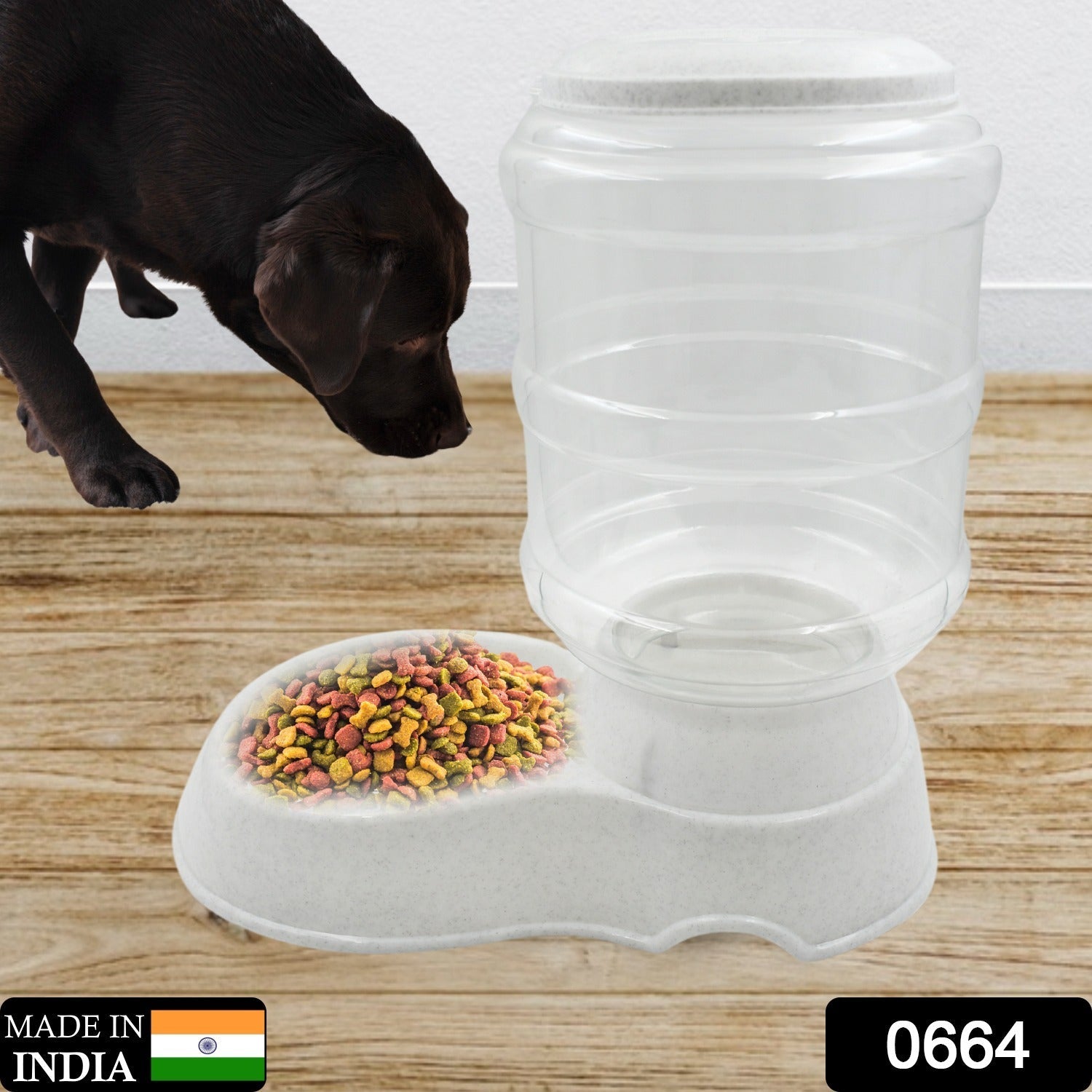 Automatic Pet Food Dispenser – Gravity Self-Feeder | Waggy Tales Secondary image
