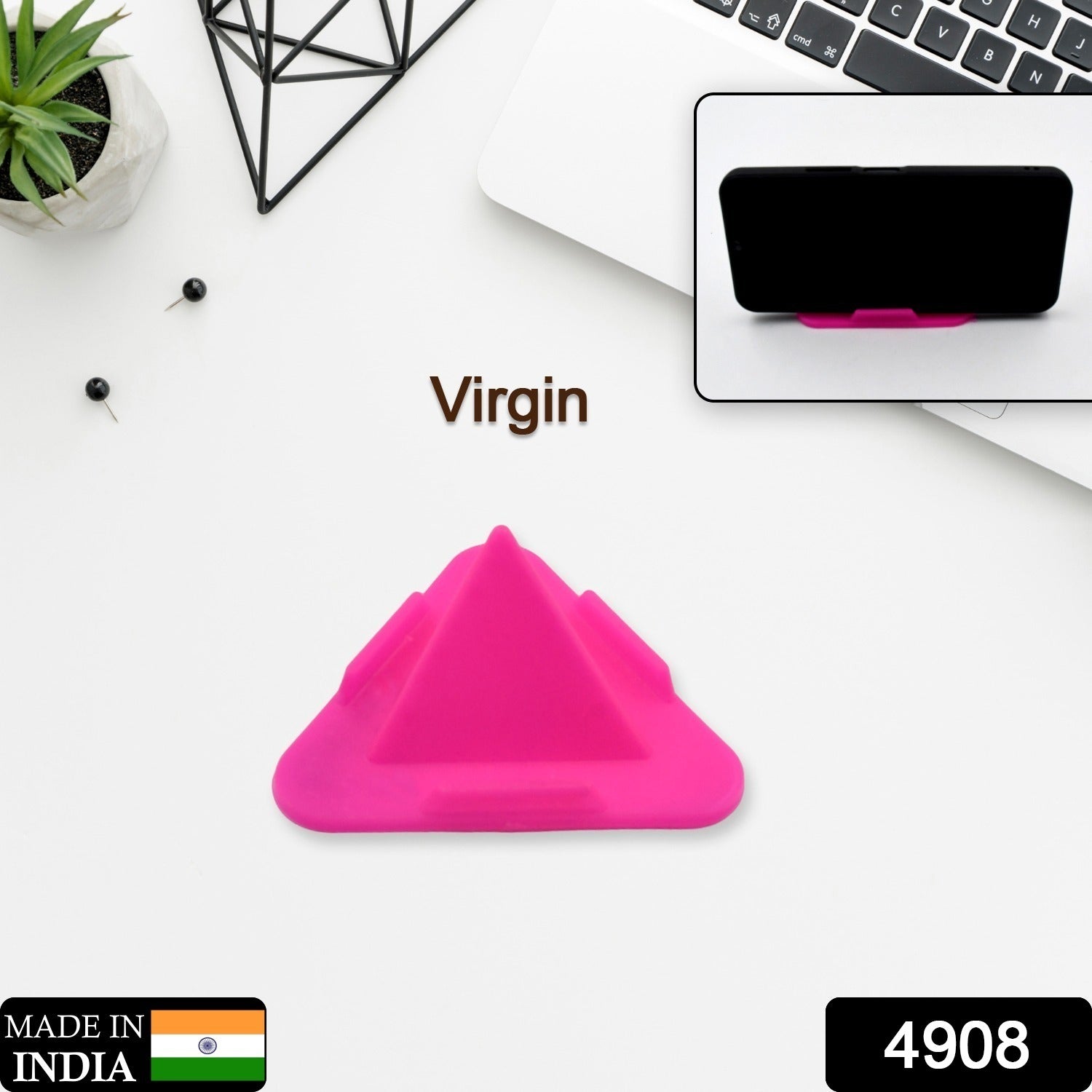 Pyramid Mobile Stand – 3 Angle Adjustable Phone Holder | Gambit Secondary image